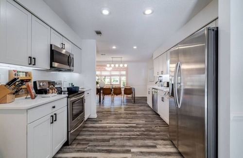 Savannah House | Savannah & Tybee Island Peach House! Pool + Hot Tub Game Room & Cabana