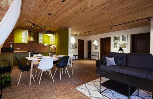 Kamenets-Podol'skiy Apartment | Scandinavian Hygge Canyon view lounge