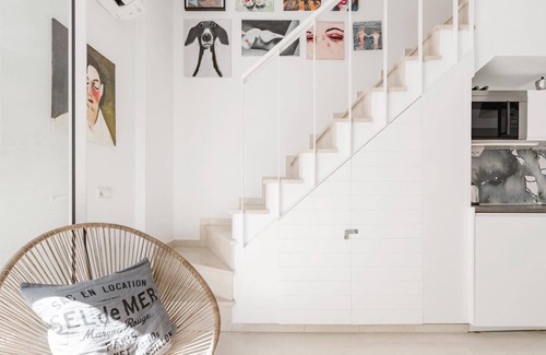 El Ejido Apartment | Scandinavian Styled Flat with French Balconies