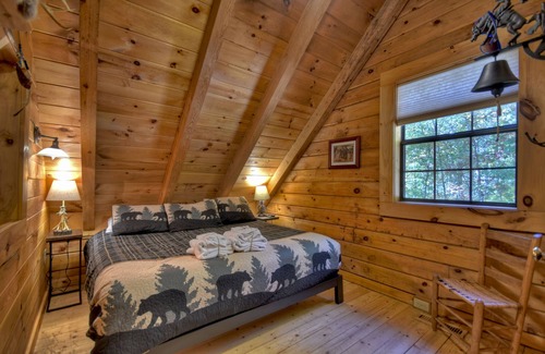 Epworth Cabin | Scenic creek views right on property. Fish, relax, and bring a pet!