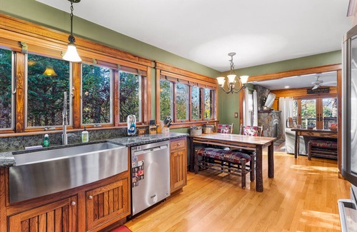 Warren County House | Scenic lakefront retreat with water access, private dock, grill, W/D & fireplace