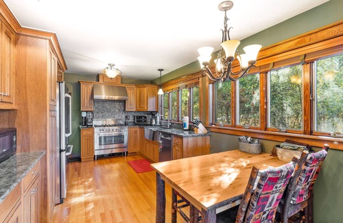 Warren County House | Scenic lakefront retreat with water access, private dock, grill, W/D & fireplace