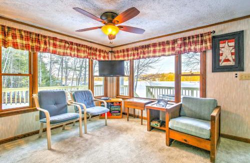 Lyman House | Scenic Lyman Home on Swan Pond with Wraparound Deck!