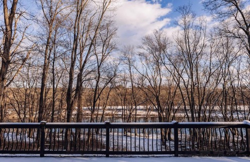 New Paltz House | Scenic New Paltz Escape: River Views, Hot Tub & Deck | Dream House in the Gunks