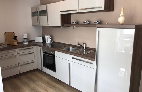 Zandt Apartment | Schöne FeWo (44qm) zentral gelegen mit Garten vor der Tür
