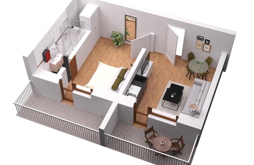 Barental Apartment | Schwarzwald Apartment mit Weitblick - Villa Hubertus