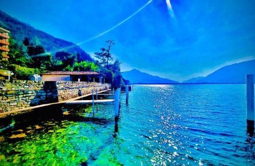 Bissone Apartment | Schwimmbadferien am Luganersee