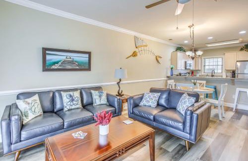 Central Myrtle Beach Apartment | Screened-In Patio Myrtle Beach Golf Condo
