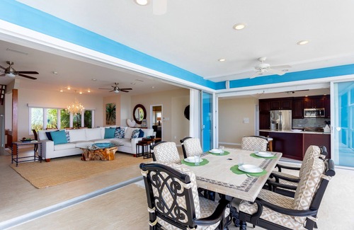 Rum Point House | Sea 2 Infinity: Beach House w/Pool + Spa & 2 Free Paddleboards; Walk to Rum Point Club!