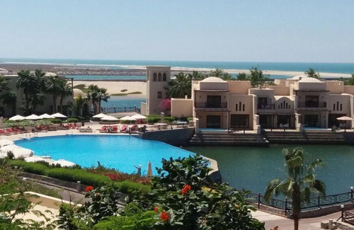 Ras Al Khaimah Villa | Sea And Beach View 2 Bedroom ,living Room With Kitchen Private Pool Villa