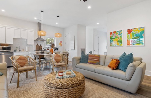 Folly Beach House | Sea Breeze Collection: Spacious 15BR Retreat Steps from Folly Beach!