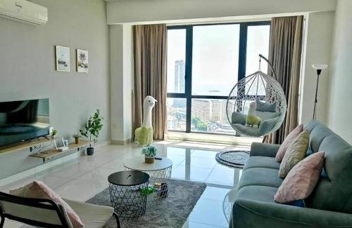 Seri Tanjung Pinang Apartment | Sea Breeze Haven 2BR Seaview w Bathtub 海风乐园海景套房 by Minsù