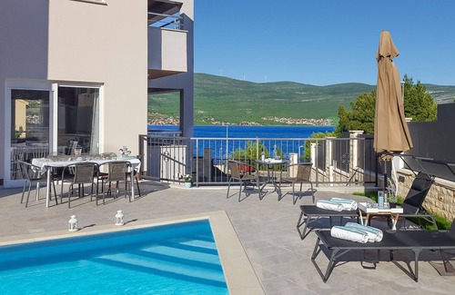 Pridraga House | Sea Front Villa Lucija by Interhome