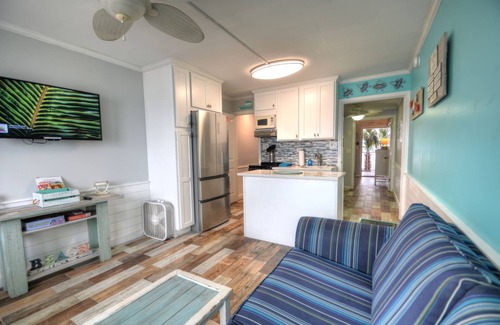 Panama City Beach Condo | Sea Glass Villa! Gulf front! Pool! Dog friendly! Near Pier Park! Beach loungers!