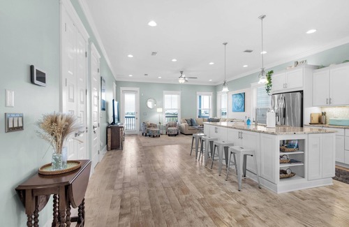 Navarre Beach House | Sea Haven New Listing! Stunning Water Views! Pool Hot Tub Paddleboard