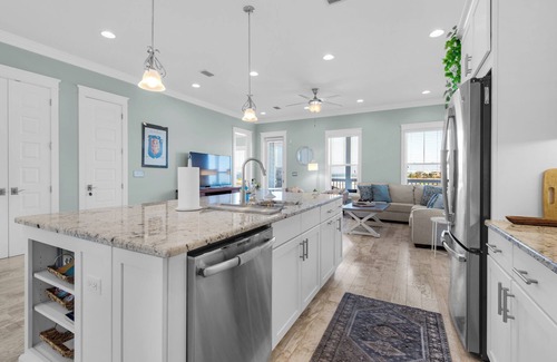 Navarre Beach House | Sea Haven New Listing! Stunning Water Views! Pool Hot Tub Paddleboard