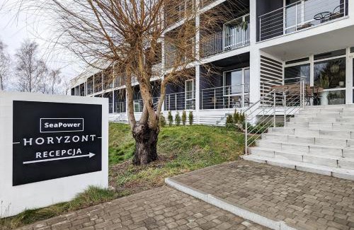Jastrzebia Gora Apartment | Sea Power Horyzont Apartament typu Queen nr 14 z balkonem i tarasem by Noclegi Renters