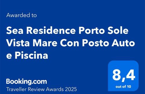 Sanremo Apartment | Sea Residence Porto Sole Vista Mare Con Posto Auto e Piscina