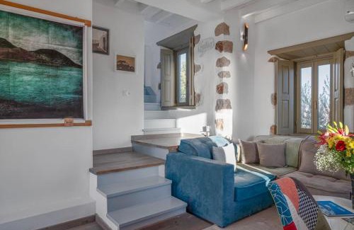 Chora House | Sea & Sunset View Villa Chora with private jacuzzi