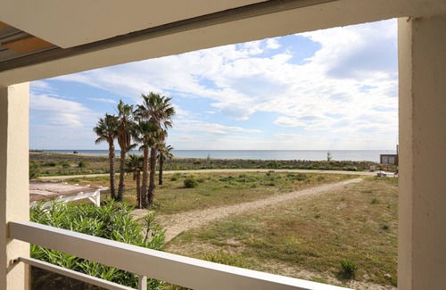 Saint-Cyprien Plage Apartment | Sea view apartment with access to beach and 3-star swimming pool à St Cyprien