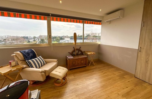 Antibes City Centre Apartment | Sea view, facing Harbor, near Center and Beach
