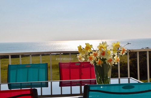 Guidel Apartment | Sea view Guidel beach heated pool vacation cottage Brittany seaside