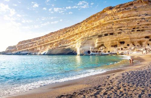 Matala Villa | Sea View Luxury Villa White in Blue