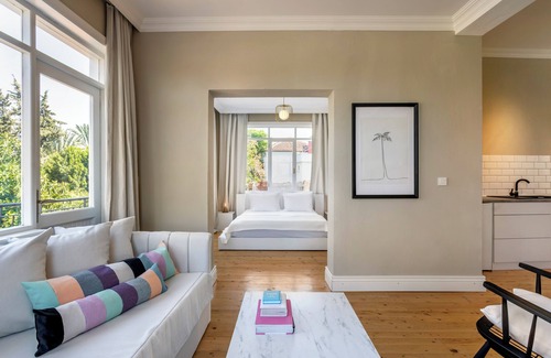 Kaleici House | Sea view Studio room with kıtchenette and balcony