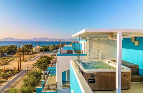 Mastichari Villa | Seabreeze Villa - with Jacuzzi & heated pool
