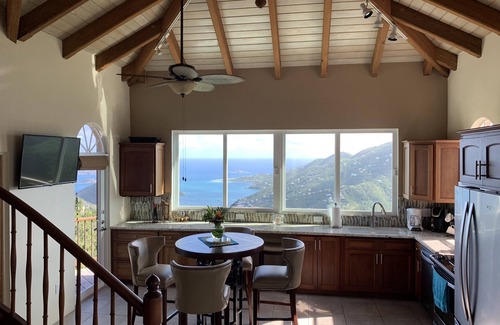 Maho Bay Quarter Villa | SEAclusion : Panoramic Ocean Views Sunset & Sunrise - On top Ajax Peak