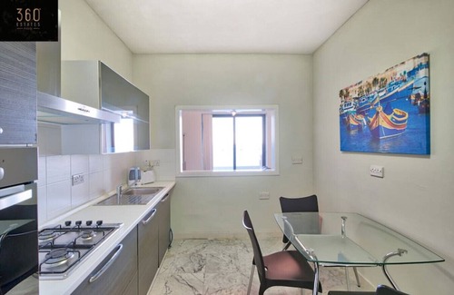 Tower Road Apartment | Seafront 3BR APT in Tower RD Sliema opposite Beach