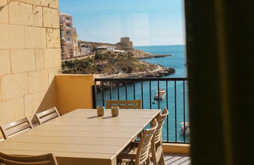 Xlendi Apartment | Seafront duplex Penthouse with Terrace overlooking Xlendi Bay