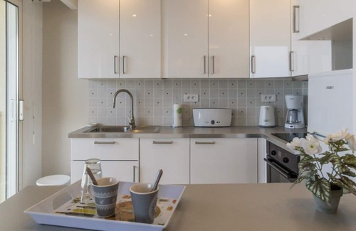 Agon-Coutainville Apartment | Seafront luxury apartment with terrace and parking