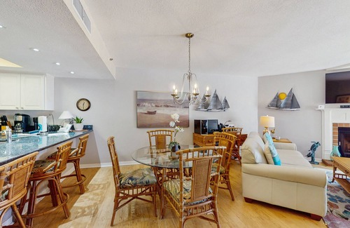 Indian Shores Condo | Seaside bliss with scenic Gulf-view balcony & beachfront heated pool & spa