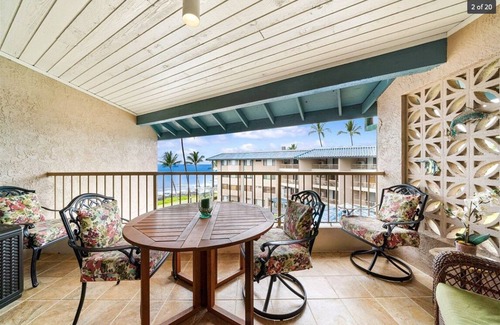 Historic Kailua Village Condo | Seaside Kona Condo/Top Fl, Sunsets, Private Lanai,Best Kona Location, Sleeps 2