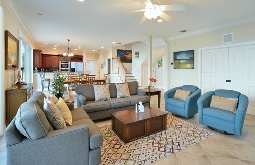Key West House | Seaside Retreat: Waterfront Home with private heated pool & lush landscaping