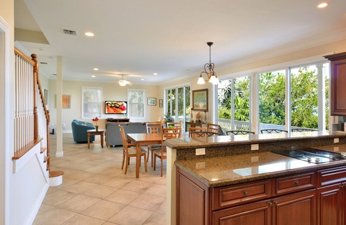 Key West House | Seaside Retreat: Waterfront Home with private heated pool & lush landscaping