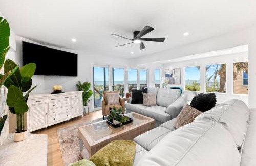 Vilano Beach House | Seaside Rose-Ocean Front, Private Pool, Ht Tub, Slps 28