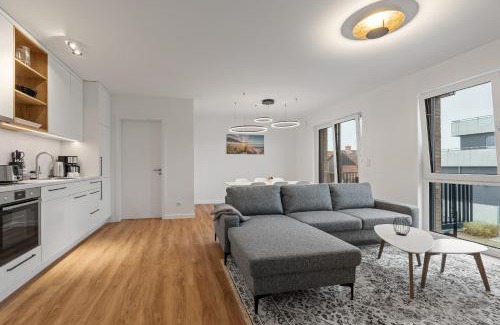 Dahme Apartment | Seaside Suite 4 mit Balkon und moderner Einrichtung