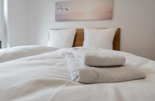 Dahme Apartment | Seaside Suite 4 mit Balkon und moderner Einrichtung