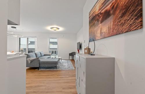 Dahme Apartment | Seaside Suite 4 mit Balkon und moderner Einrichtung