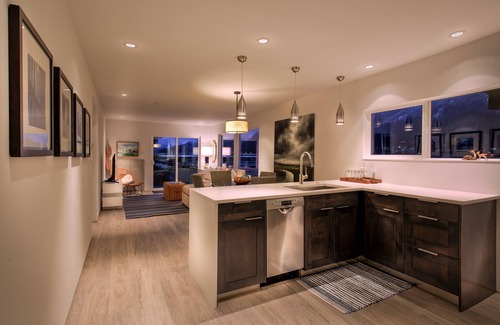 North Douglas Condo | Secluded Beach Condo - Lower Level - Modern Living at the Edge of Forest & Sea