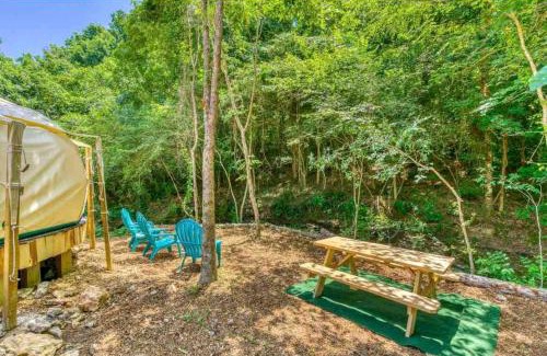 Rogersville Other | Secluded Bell Tent with Outdoor Shower and Deck in Alabama