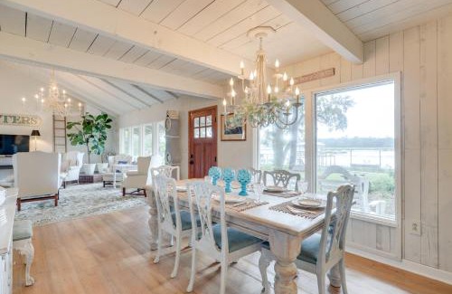 Fernandina Beach House | Secluded Birders Paradise Fishing Dock and Fire Pit