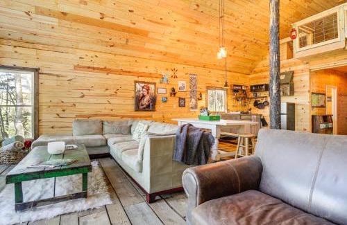 Brevard House | Secluded Brevard Cabin with Private Waterfall!