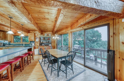Andover House | Secluded Cabin w/Private Hot Tub, Pond, Fire Pit, Free WiFi, Close to Skiing
