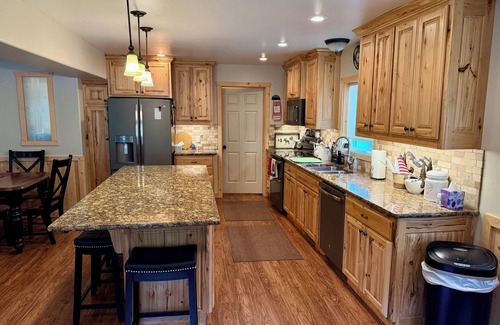 Island Park Cabin | Secluded family cabin with incredible porch in Island Park near Yellowstone.
