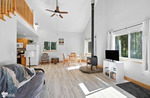 Susitna North House | Secluded Forest Stay On 9 Acres