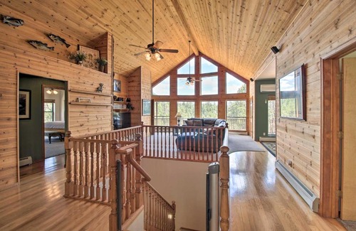 Overgaard House | Secluded Heber Cabin with Deck and Scenic Valley Views