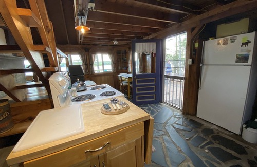Millinocket Cabin | Secluded Katahdin View, Lakefront Bliss & Beach Cove Retreat